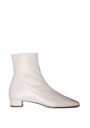 BY FAR Este leather ankle boots - Neutrals