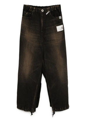 Maison MIHARA YASUHIRO double layer pants - Brown
