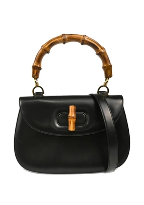 Gucci Pre-Owned 1990s bamboo leather handbag - Black