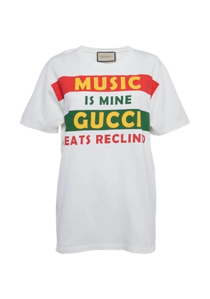 Gucci Pre-Owned cotton oversized T-shirt - White