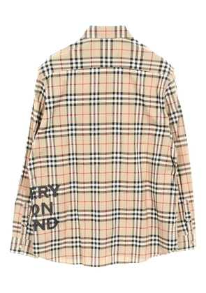 Burberry Pre-Owned 10s long-sleeve shirt - Neutrals
