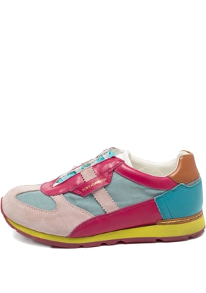 Dolce & Gabbana Pre-Owned leather sneakers - Blue