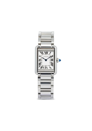 Cartier pre-owned Tank Must 22mm - White