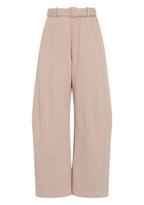 Rosetta Getty belted tapered trousers - Neutrals