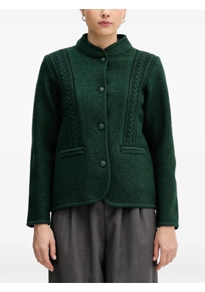Hoss Intropia braided buttoned jacket - Green