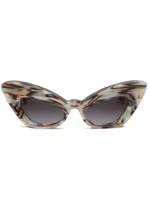 Marni Eyewear cat-eye frame sunglasses - Neutrals