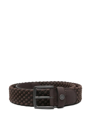 Paul & Shark woven leather belt - Brown