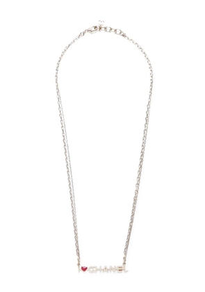 CHANEL Pre-Owned 2017 I Love Chanel chain necklace - Gold