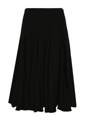 Nº21 pleated midi skirt - Black