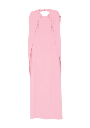 Alberta Ferretti cape dress - Pink