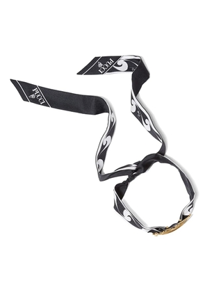 PUCCI scarf lip-ring choker - Black