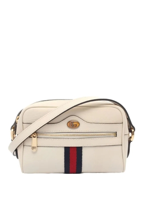 Gucci Pre-Owned Ophidia leather shoulder bag - White
