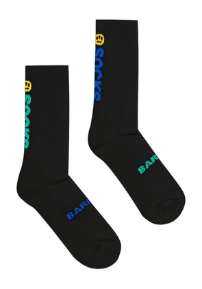 BARROW logo-embellishment socks - Black