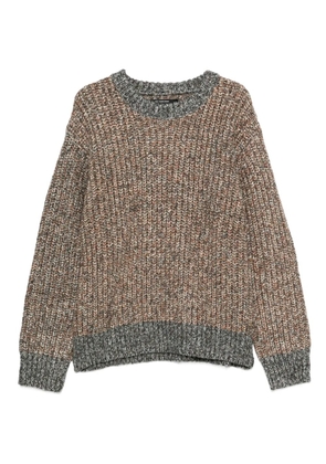 Song For The Mute crew-neck sweater - Brown