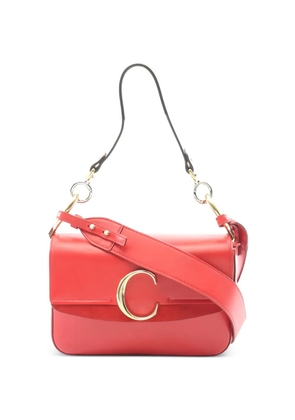 Chloé Pre-Owned 10s small Double Carry leather shoulder bag - Red