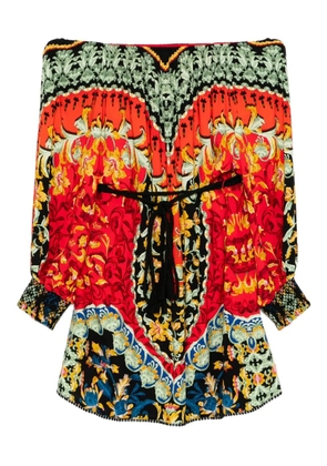 alice + olivia Artemis mini dress - Red