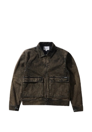 BUTTER GOODS embroidered denim jacket - Brown