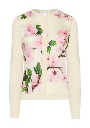 Oscar de la Renta printed cardigan - Neutrals
