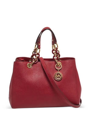 Michael Michael Kors Cynthia leather tote bag - Red