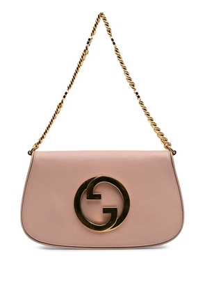 Gucci Pre-Owned 2016-2024 Calfskin Blondie Chain satchel - Pink