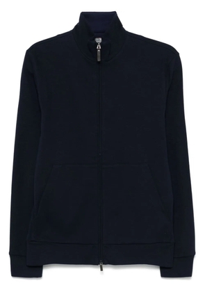 Canali zip-up sweatshirt - Blue