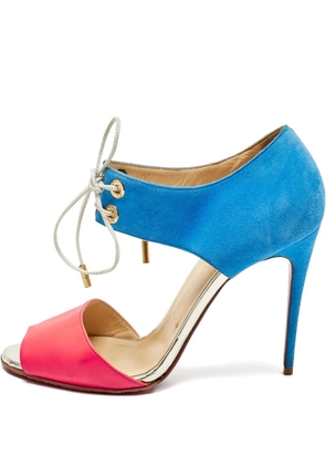 Christian Louboutin Pre-Owned lace-up sandals - Blue