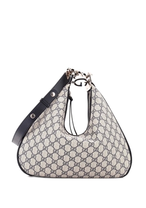Gucci Pre-Owned Attache Shoulder Bag GG Coated Canvas Medium hobo bag - Blue