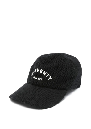 Eleventy knitted baseball cap - Black