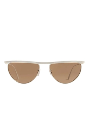 KHAITE browline sunglasses - Silver
