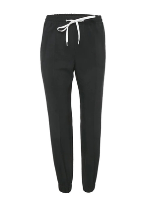 Miu Miu Pre-Owned elasticated-waistband trousers - Black