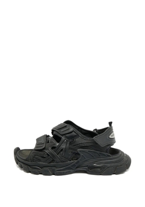 Balenciaga Pre-Owned open-toe leather sandals - Black