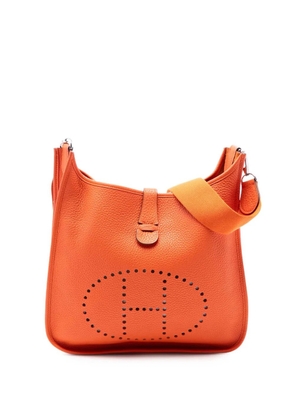 Hermès Pre-Owned 2014 Clemence Evelyne III GM crossbody bag - Orange