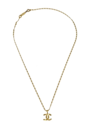 CHANEL Pre-Owned 1982 CC logo necklace - Gold