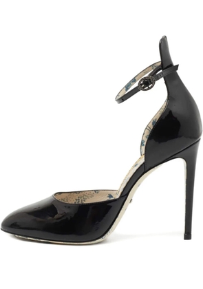 Gucci Pre-Owned 110mm leather heeled pumps - Black