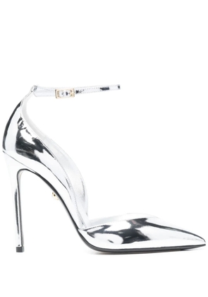 Alevì Camilla 105mm mirrored pumps - Silver