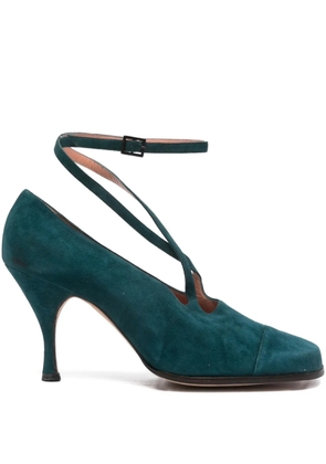 Romeo Gigli Pre-Owned 1990s ankle-strap pumps - Green