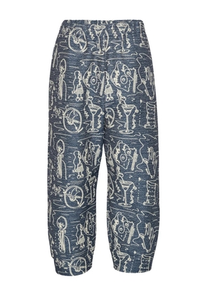 Henrik Vibskov Eclipse printed trousers - Blue