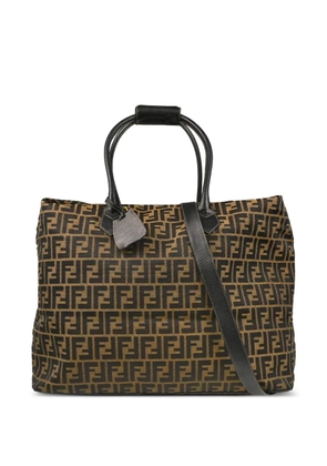 Fendi Pre-Owned 1990-2000s Zucca pattern tote bag - Black