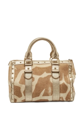 Versace Pre-Owned abstract-pattern print tote bag - Gold