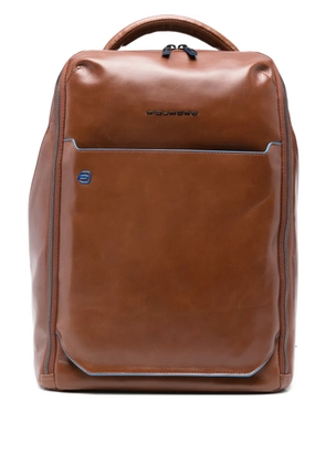 PIQUADRO logo-detail backpack - Brown
