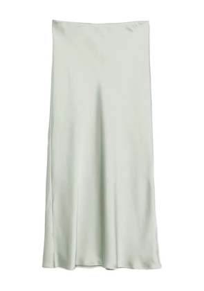 Patrizia Pepe satin midi skirt - Green