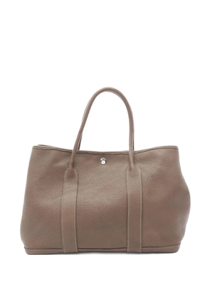 Hermès Pre-Owned 2018 Garden Party PM leather tote bag - Grey