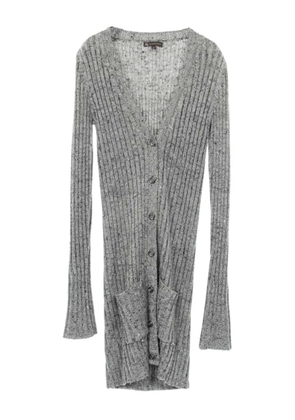 Burberry Pre-Owned 2010s ribbed cardigan - Grey