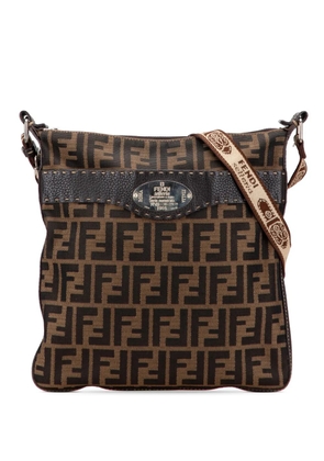 Fendi Pre-Owned 2000-2010 Zucca Canvas Selleria crossbody bag - Brown
