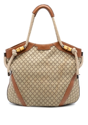 Gucci Pre-Owned 2016-2025 Diamante Canvas Maui hobo bag - Brown
