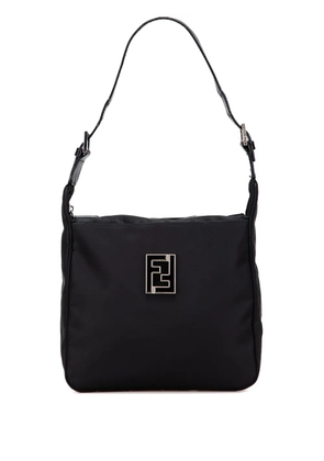 Fendi Pre-Owned 2000-2015 Nylon FF shoulder bag - Black