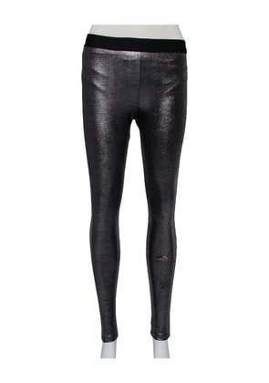 David Lerner metallic knit leggings - Grey