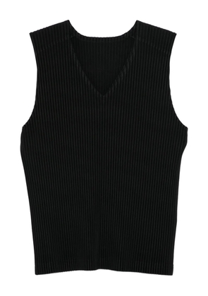 Homme Plissé Issey Miyake V-neck vest - Black