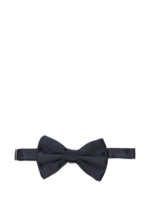 Giorgio Armani silk bow tie - Blue