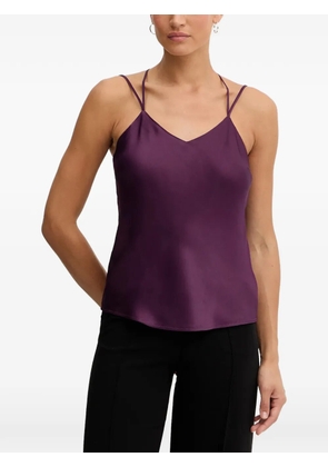 TWINSET V-neck strap top - Purple